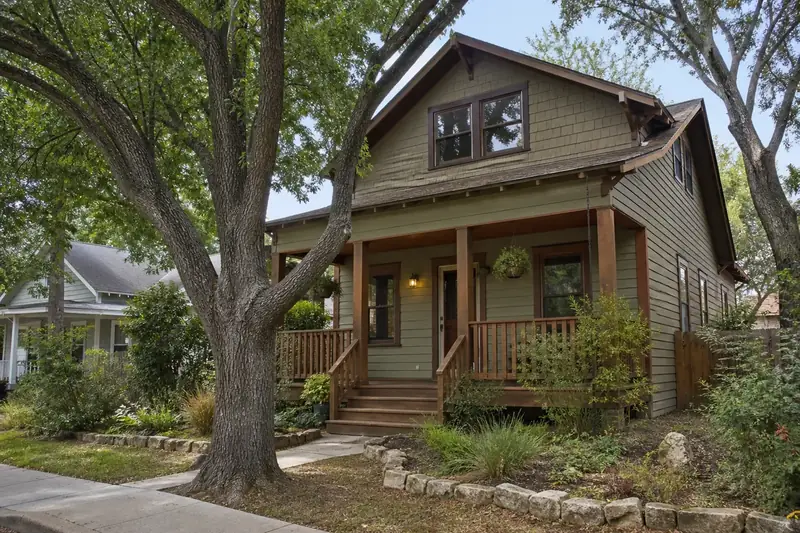 Residential street near the Zilker neighborhood
